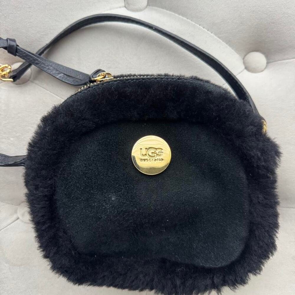 Black ugg mini crossbody bag